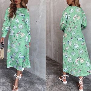 NWT Zara Zodiac Midi Dress